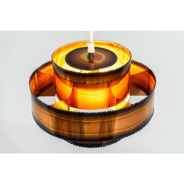 Brutalist Burnt Copper Pendant Lamp by Svend Aage Holm Sørensen For Sale - Image 4 of 12