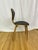 Contemporary 1960s Nuevo Satine Dining Chairs With Black Leather Seats - Set of 4 For Sale - Image 3 of 9