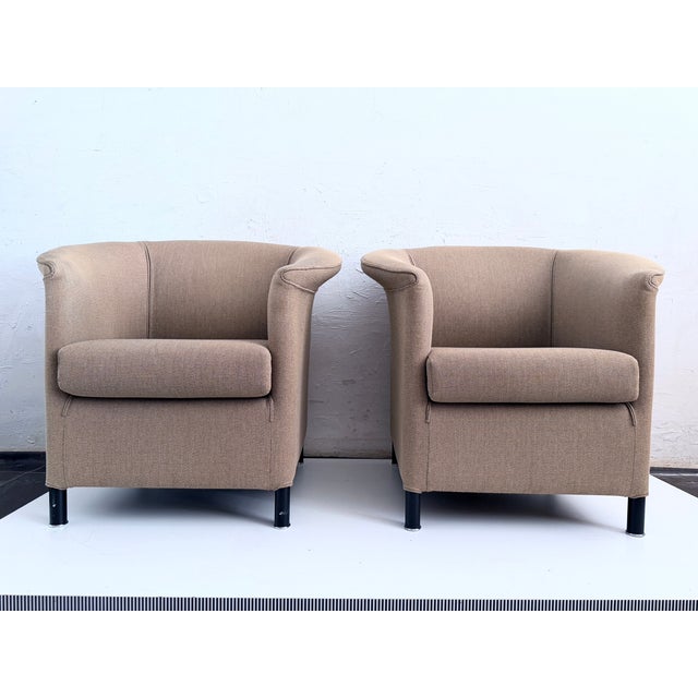 Vintage Aura Armchairs by Paolo Piva for Wittmann, 1980s, Set of 2 For Sale - Image 11 of 18