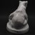 1920s Meissen White Glazed Seated Bear A1066 Porcelain Figurine by August Gaul For Sale - Image 5 of 12