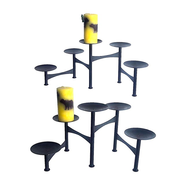 Mid 20th Century Brutalist Articulating Candle Holder For Sale In Miami - Image 6 of 9