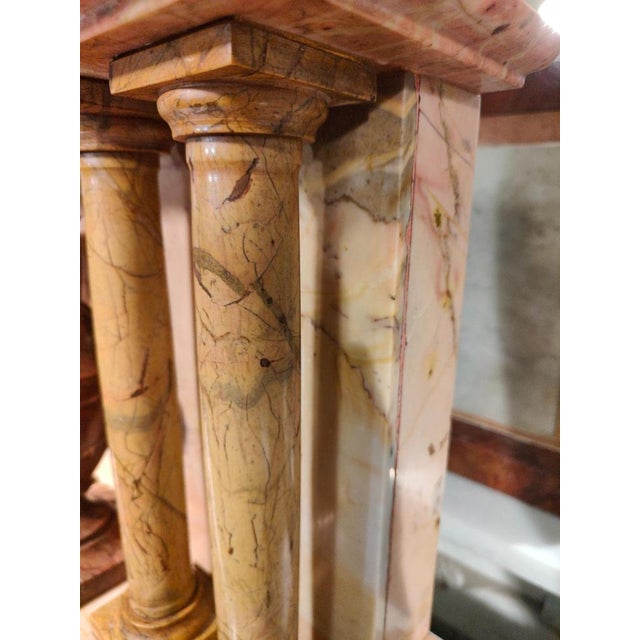 Brown 19th Century Marble Clock For Sale - Image 8 of 15