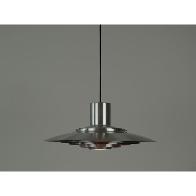 Vintage Danish P376 Pendant Lamp by Fabricius Kastholm for Nordisk Solar, 1964 For Sale - Image 4 of 16