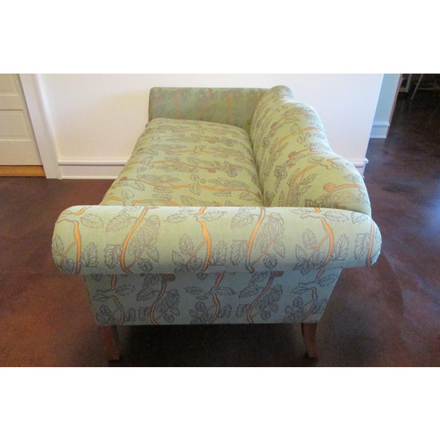 English Bespoke Beata Heuman Country Wave Sofa For Sale - Image 3 of 8