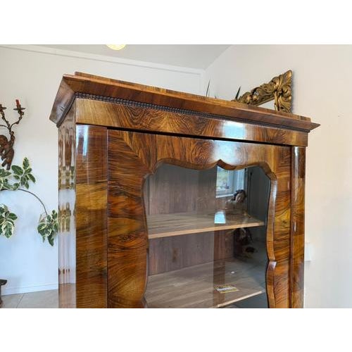 Antique Late Biedermeier Display Cabinet For Sale - Image 13 of 18