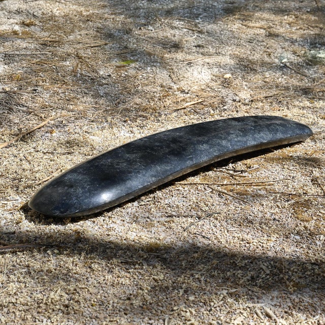 Stone Robert Neuhauser, Black Diabas Sculpture, 1980s, Stone, Set of 2 For Sale - Image 7 of 18
