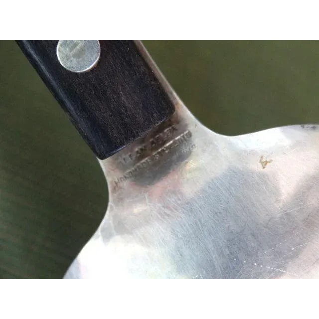 1950s Joan Fontaine’s Allan Adler Silver Salad Server Set - a Pair For Sale - Image 10 of 11