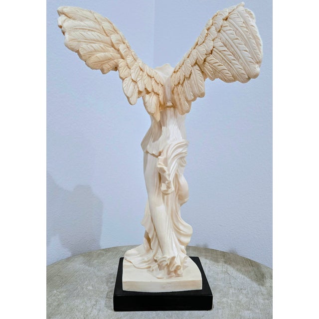 A. Santini “Winged Victory of Samothrace” Classic Figure Sculpture, Signed, Made in Italy For Sale In Dallas - Image 6 of 10