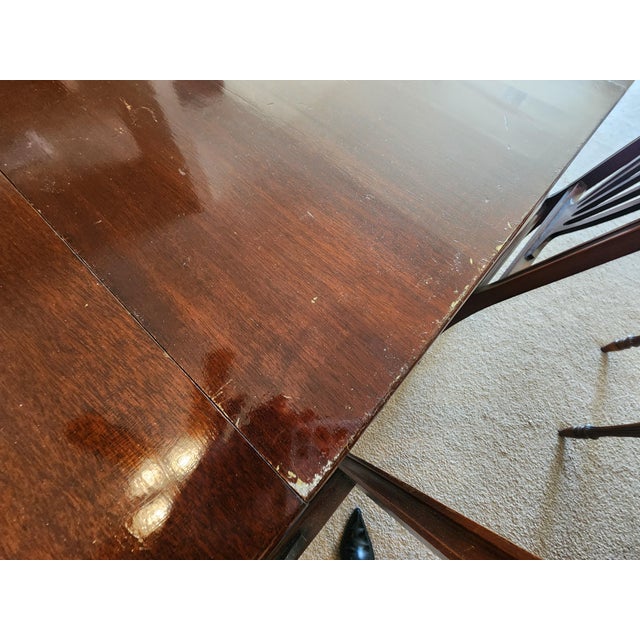 Mid 20th Century Bernhardt Early Mid Century Dining Set For Sale - Image 10 of 12