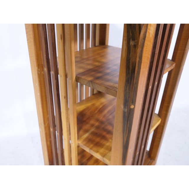 Mid-Century Cherrywood Shelf, 1960s For Sale - Image 12 of 15