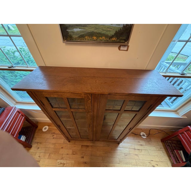 Double Door Stickley Bookcase For Sale - Image 11 of 11