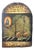 Diego Garcia Soto, Spanish Maritime Votive Offering Schooner Rumbosa, January 22, 1831 Oil Painting on Panel For Sale