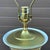 American Vintage Chelsea House Hand Painted Ceramic & Brass Table Lamp For Sale - Image 3 of 12