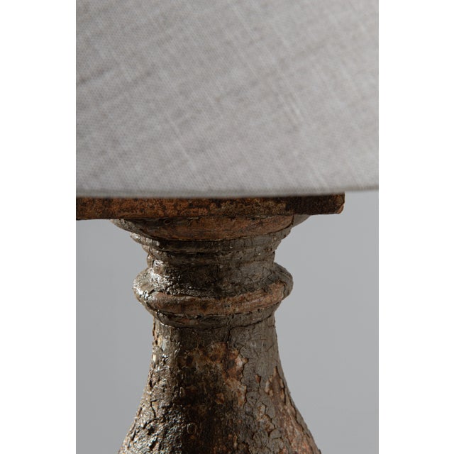 19th Century French Cast Iron Lamp For Sale - Image 12 of 12