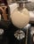 Cream Silver Plate & Ostrich Egg Candlesticks -a Pair For Sale - Image 8 of 11