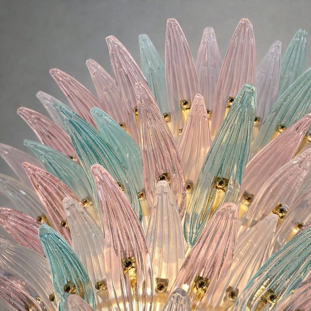 Glass Contemporary Sputnik Murano Glass "Palmetta" Multicored Italian Chandelier For Sale - Image 7 of 7