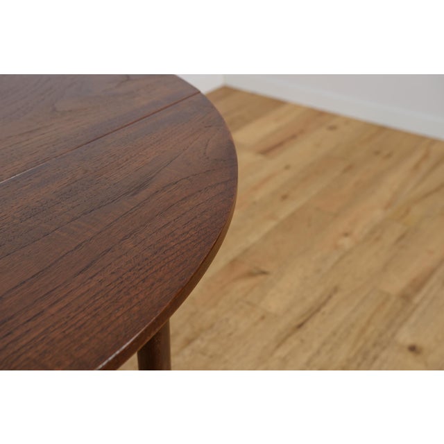 Mid-Century Modern English Teak Drop-Leaf Dining Table, 1960s For Sale - Image 14 of 17
