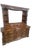 Wood Late 20th Century Rustic Southwestern-Style Wood Dresser With Mirror Hutch For Sale - Image 7 of 7
