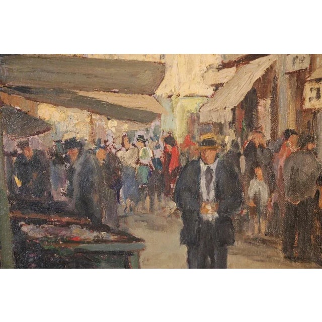 Captivating original oil painting by the renowned French artist Michel Michaeli. Created in the 1920s, the artwork...