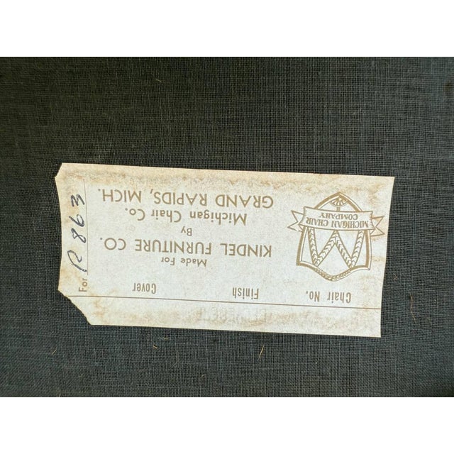 Wood Kindel Furniture Regency Spoonback Dining Chairs- Set of 5 For Sale - Image 7 of 12