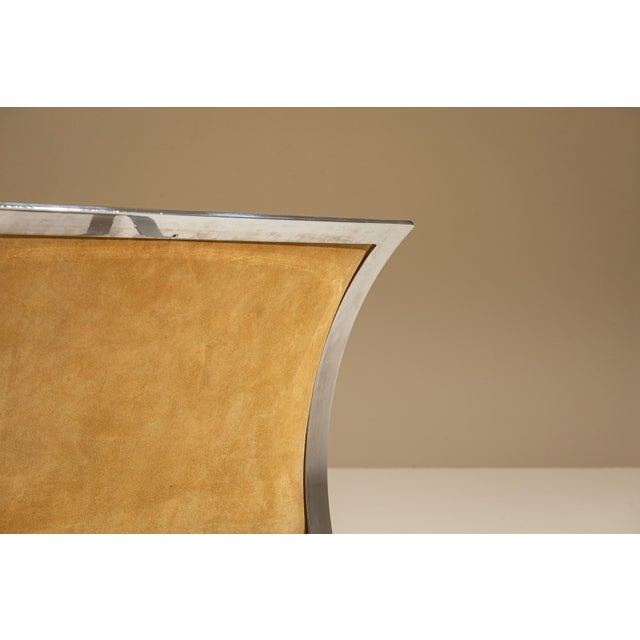 Nubuck Leather Lounge Chairs by Vittorio Introini for Saporiti, Italy, 1960, Set of 2 For Sale - Image 13 of 15