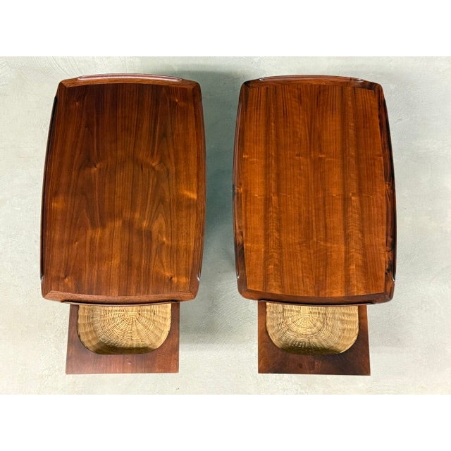 Wood 1950s Poul Jensen for Selig Teak End Tables - A Pair For Sale - Image 7 of 10