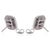 Metal 8.3 Ct Art Deco Octagon Cut Blue Sapphire & Diamond Halo Stud Earrings - A Pair For Sale - Image 7 of 13
