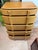 Tan Vintage Heywood Wakefield “Airflow” Highboy Dresser 1930s For Sale - Image 8 of 9