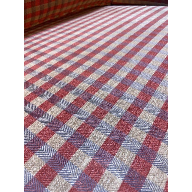 Textile Two-Piece Plaid Sofa Set from Schwartz, Set of 2 For Sale - Image 7 of 9