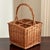 Vintage French-Style Four Bottle Wicker Wine Caddy For Sale - Image 17 of 17