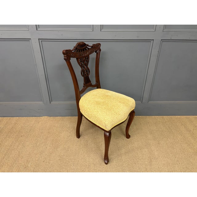 Victorian Mahogany Salon Suite, 1890, Set of 7 For Sale - Image 10 of 18