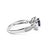 Indulge in the exquisite allure of this .925 Sterling Silver Sapphire and Diamond Halo Fashion Band Ring. Crafted with...