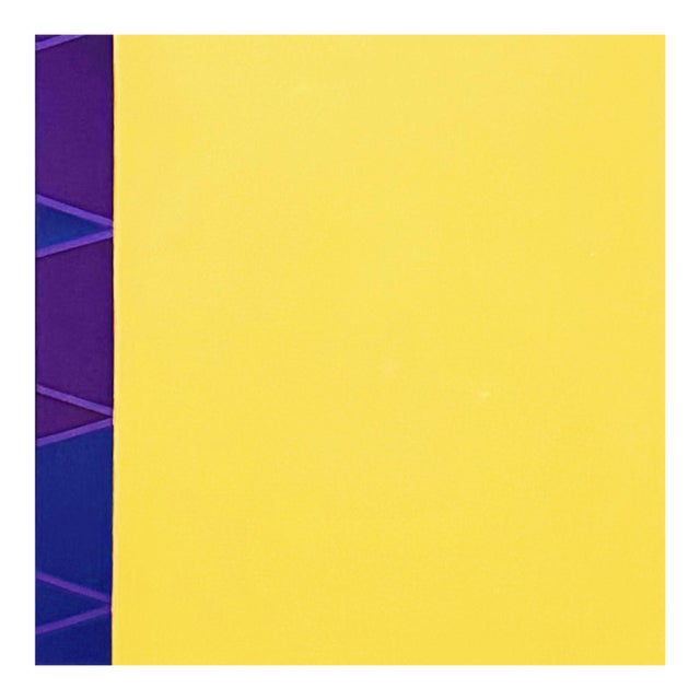 "Letting Go" Contemporary Minimalist Geometric Oil Painting by Shyun Song For Sale