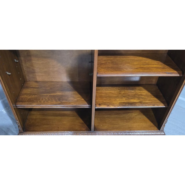 French Open Adjustable Library Bookcase, 1920 For Sale - Image 9 of 14