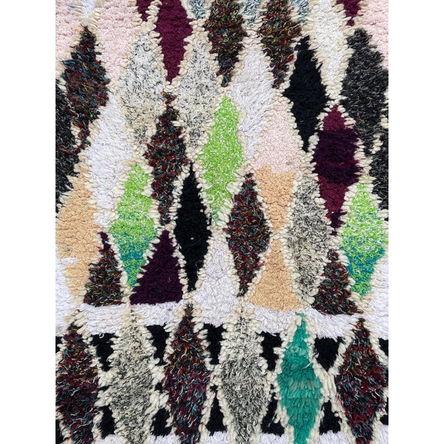 Textile Berber Moroccan Azilal Wool Rug For Sale - Image 7 of 10