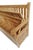 Outdoor Classic Contemporary Teak Trunk Bench For Sale In Los Angeles - Image 6 of 7