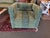 Textile Restoration Hardware Drew Swivel Chair, Custom For Sale - Image 7 of 17