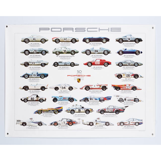 Modern Original Porsche Poster by Ken Rush For Sale - Image 3 of 9