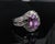 Late 20th Century 2.02ct Gia Ceylon No Heat Pink Sapphire 1.00ct Diamond Platinum Ring Size 5.25 For Sale In New York - Image 6 of 18
