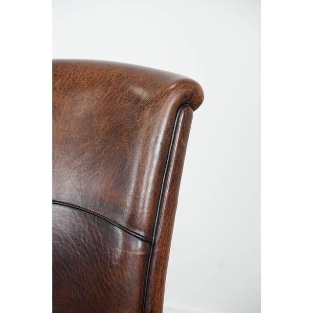 Dining Chairs in Sheepskin Leather, Set of 2 For Sale - Image 11 of 13