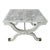 Jonathan Adler White Marble Top Accent Table For Sale