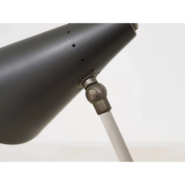 Metal Small Table Lamp in the Style of Busquet for Hala, 1950s For Sale - Image 7 of 8