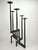 Mid-Century Modern Large Brutalist Wrought Iron Floor Candlestick, 1960s For Sale - Image 3 of 11