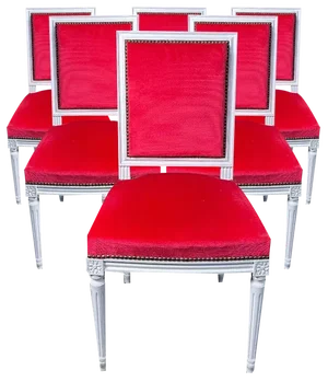 Louis XVI Chairs, Set of 6