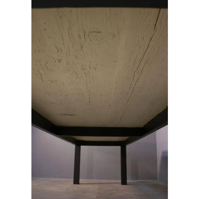 Long Table in Brushed Fir, 1970 For Sale - Image 3 of 8