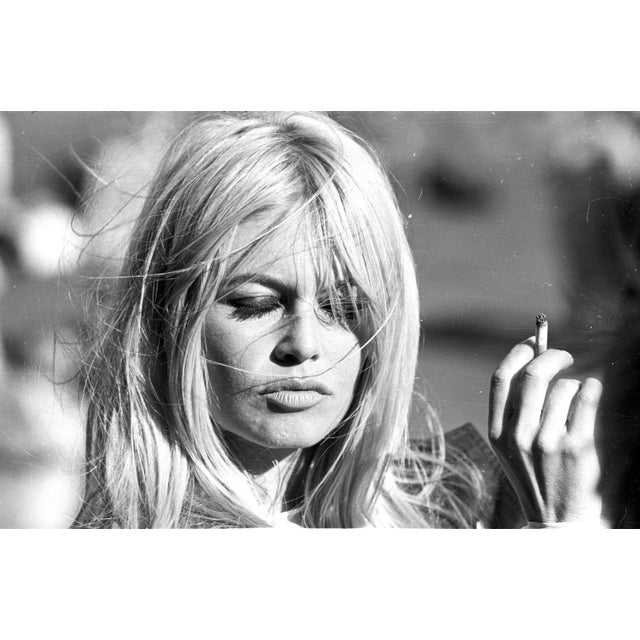 Brigitte Bardot' Contemporary Archival Black and White Photograph Print From the Original Negative by Michael Ochs - 16x12 For Sale - Image 4 of 4