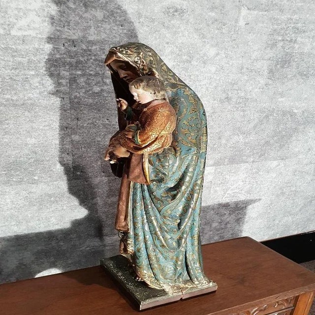 Original Baldaquin with Madonna from the Epispocal Palace in Den Bosch, The Netherlands. Used as a private chapel, later on.