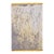 Nepalese Modern Wool, Hemp & Silk 4x6 Gold, Grey & Ivory Handmade Area Rug #1143785 For Sale