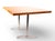 Contemporary Mid 20th Century Mod Postmodern Oak and Chrome Cafe Dining Table For Sale - Image 3 of 9