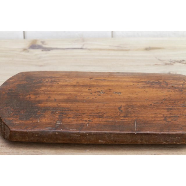 Brown Antique Wooden Board From Indonesia For Sale - Image 8 of 10